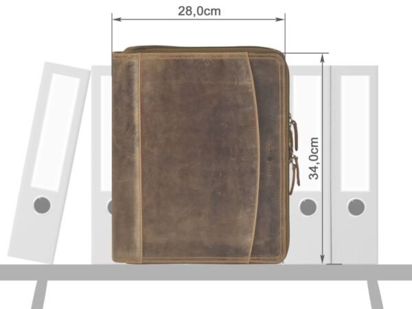 Greenburry Vintage Cartella Manager/Laptop In Pelle - immagine 11