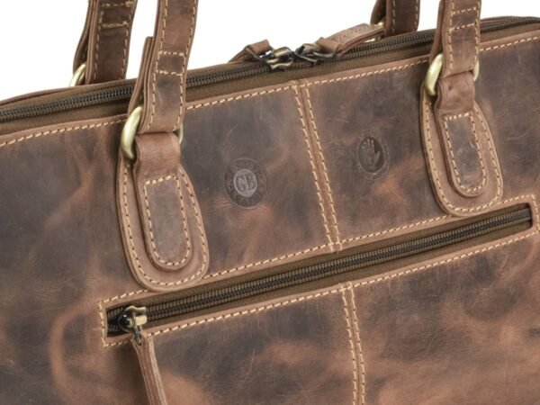 Greenburry Shopper con Zip Piccola Vintage - immagine 5