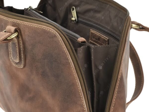 Greenburry Shopper con Zip Piccola Vintage - immagine 3