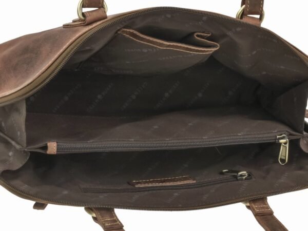 Greenburry Shopper con Zip Piccola Vintage - immagine 2