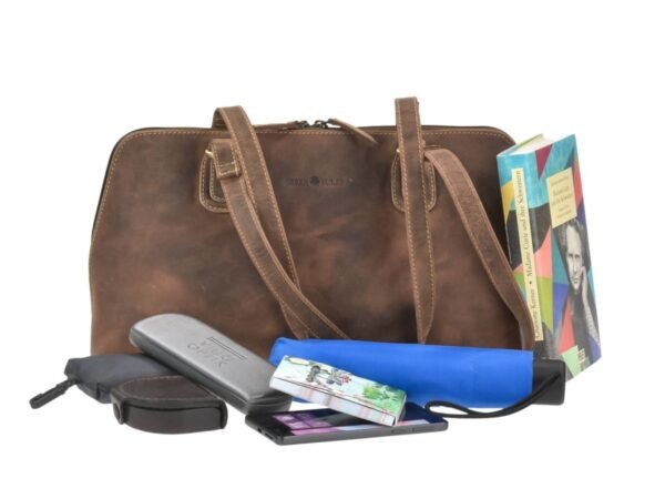 Greenburry Shopper con Zip Piccola Vintage - immagine 12