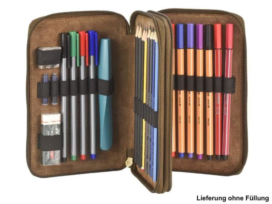 Greenburry Astuccio Con Cerniera Vintage Marrone In Pelle - immagine 9