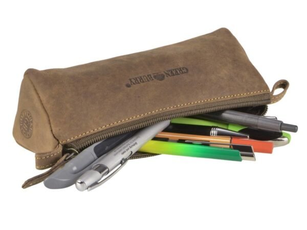 Greenburry Vintage Astuccio Porta Penne II Marrone In Pelle - immagine 4