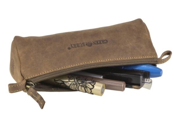 Greenburry Vintage Astuccio Porta Penne II Marrone In Pelle - immagine 2