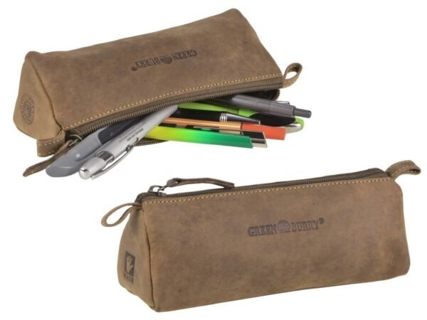 Greenburry Vintage Astuccio Porta Penne II Marrone In Pelle - immagine 9