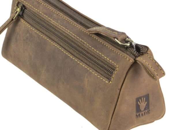 Greenburry Vintage Astuccio Porta Penne II Marrone In Pelle - immagine 6