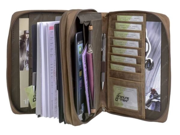 Greenburry Vintage Planner Business A5 In Pelle - immagine 9