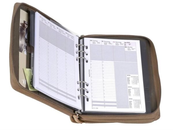 Greenburry Vintage Planner Business A5 In Pelle - immagine 6