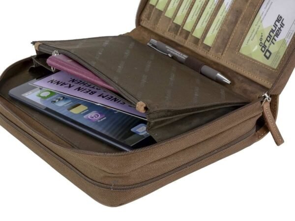 Greenburry Vintage Planner Business A5 In Pelle - immagine 4
