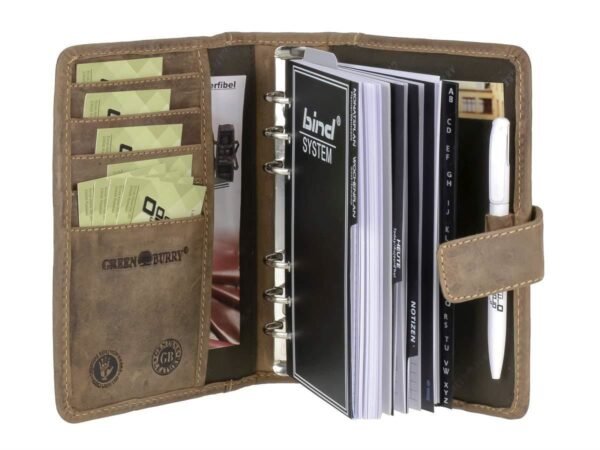 Greenburry Vintage Planner Business A6 In Pelle - immagine 8