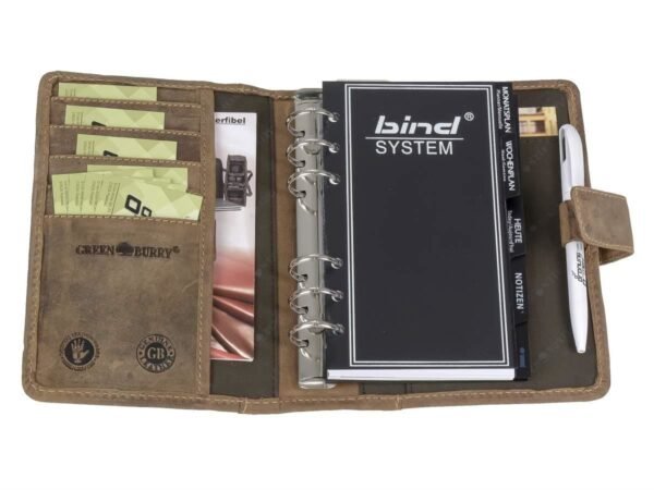Greenburry Vintage Planner Business A6 In Pelle - immagine 6