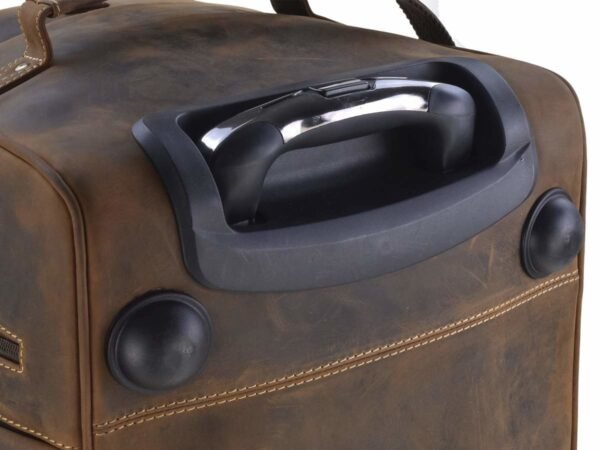 Greenburry Vintage Trolley Da Viaggio In Pelle - immagine 4