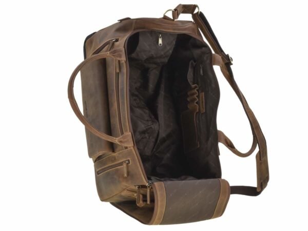 Greenburry Vintage Trolley Da Viaggio In Pelle - immagine 2