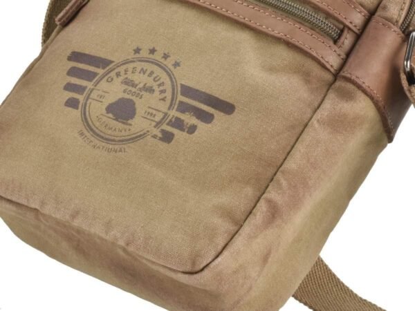Greenburry Borsa A Spalla Con Zip Aviator Camel - immagine 8