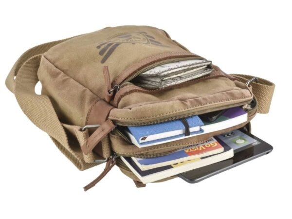 Greenburry Borsa A Spalla Con Zip Aviator Camel - immagine 5