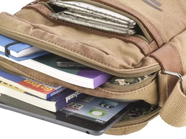 Greenburry Borsa A Spalla Con Zip Aviator Camel - immagine 4