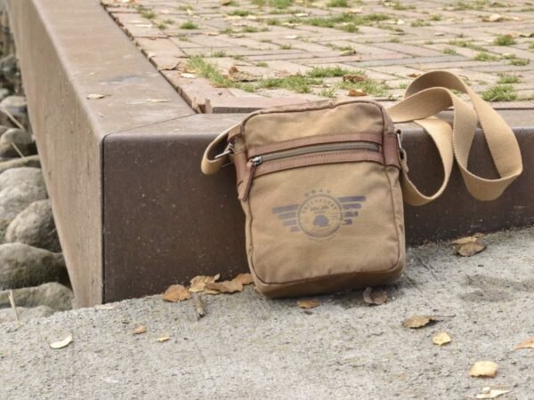 Greenburry Borsa A Spalla Con Zip Aviator Camel - immagine 2