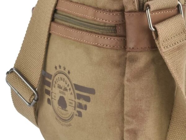 Greenburry Borsa A Spalla Con Zip Aviator Camel - immagine 11