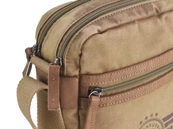 Greenburry Borsa A Spalla Con Zip Aviator Camel - immagine 10