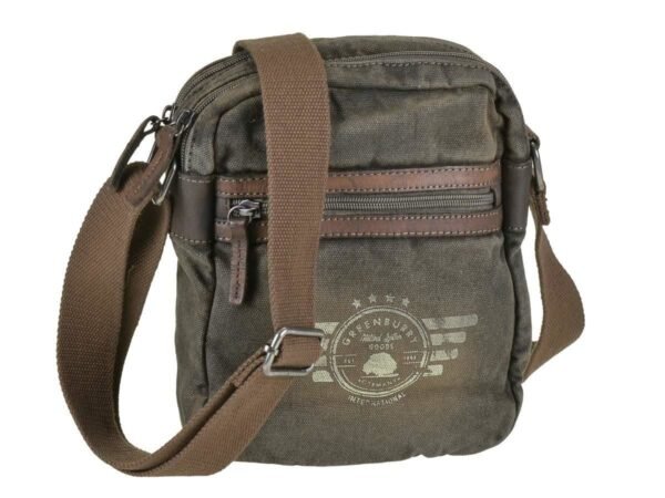 Greenburry Borsa A Spalla Con Zip Aviator Khaki - immagine 11