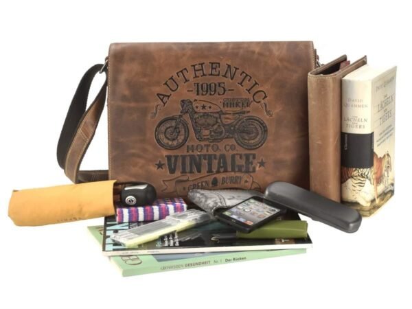 Greenburry Borsa Messenger Formato A4 Cafe-Racer - immagine 10