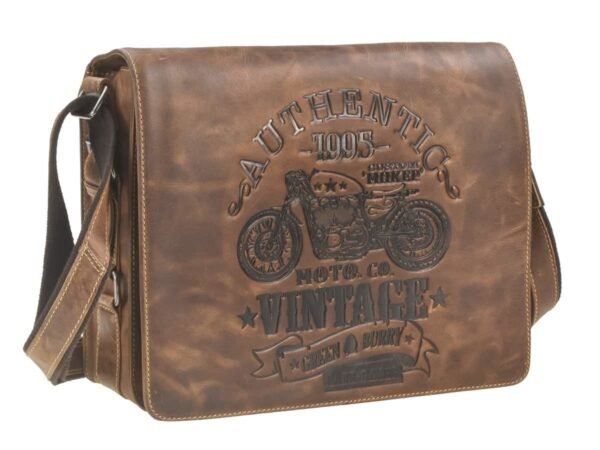 Greenburry Borsa Messenger Formato A4 Cafe-Racer - immagine 8