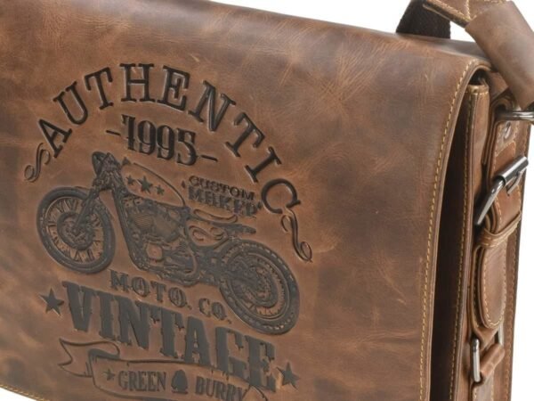 Greenburry Borsa Messenger Formato A4 Cafe-Racer - immagine 6