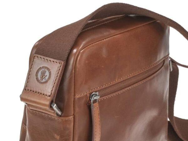 Greenburry Borsa a Spalla Waxy Vintage Tobacco Nut - immagine 8