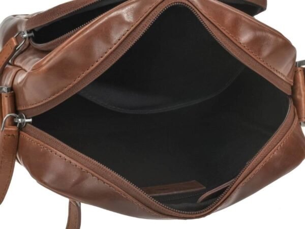 Greenburry Borsa a Spalla Waxy Vintage Tobacco Nut - immagine 11