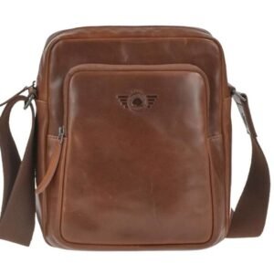 Greenburry Borsa a Spalla Waxy Vintage Tobacco Nut