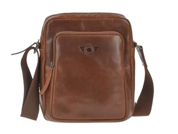 Greenburry Borsa a Spalla Waxy Vintage Tobacco Nut