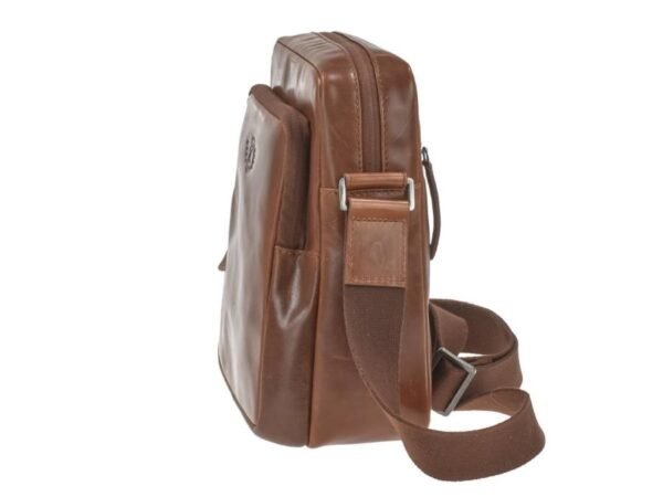 Greenburry Borsa a Spalla Waxy Vintage Tobacco Nut - immagine 6
