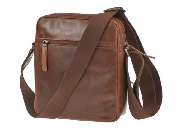 Greenburry Borsa a Spalla Waxy Vintage Tobacco Nut - immagine 7