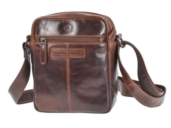 Greenburry Borsa a Spalla M Teak Marrone Rugged - immagine 8