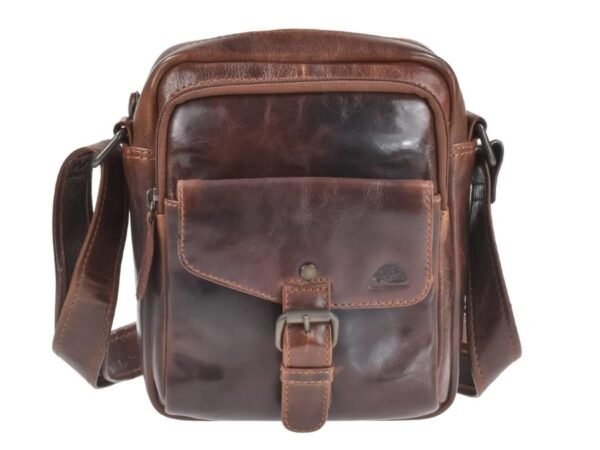 Greenburry Borsa a Spalla M Teak Marrone Rugged - immagine 4