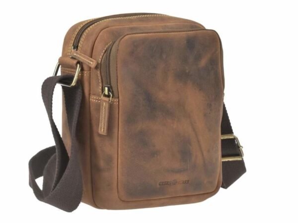 Greenburry Borsa a Tracolla Travel-5 in Pelle Vintage - immagine 4