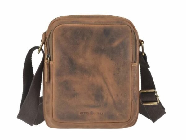 Greenburry Borsa a Tracolla Travel-5 in Pelle Vintage