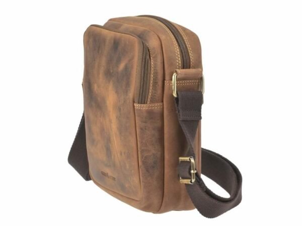Greenburry Borsa a Tracolla Travel-5 in Pelle Vintage - immagine 6