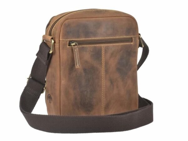 Greenburry Borsa a Tracolla Travel-5 in Pelle Vintage - immagine 7