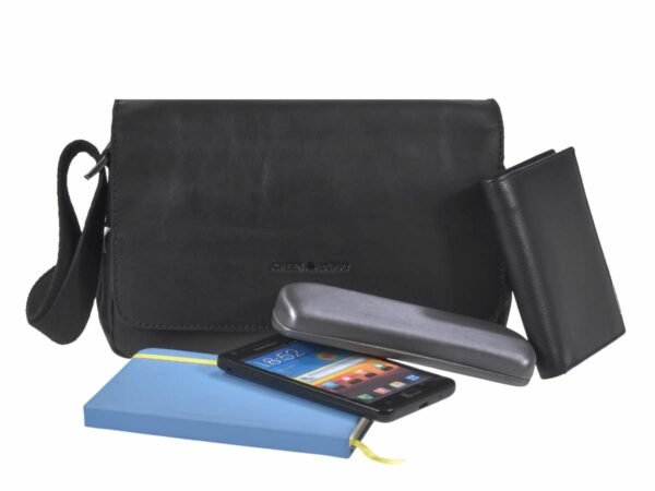 Greenburry Borsa A Tracolla Rettangolare II Pure Black - immagine 10