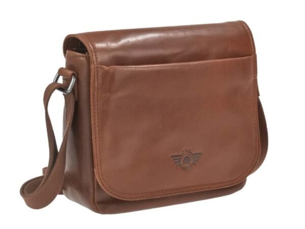 Greenburry Borsa a Spalla Waxy Vintage Tobacco Nut