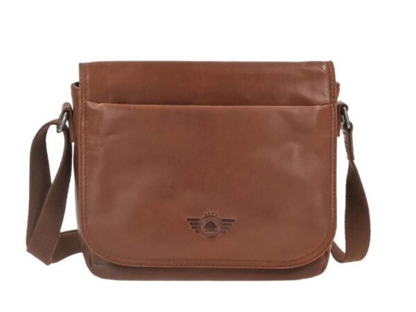 Greenburry Borsa a Spalla Waxy Vintage Tobacco Nut - immagine 4