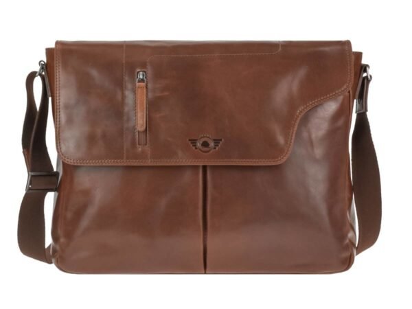 Greenburry Borsa Messenger A4 Waxy Vintage Tobacco Nut