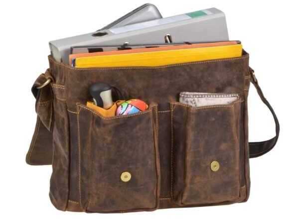 Greenburry Vintage Borsa A Tracolla Business In Pelle - immagine 5