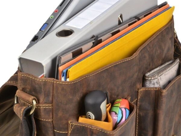 Greenburry Vintage Borsa A Tracolla Business In Pelle - immagine 4