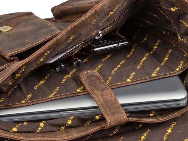 Greenburry Vintage Borsa A Tracolla Business In Pelle - immagine 2