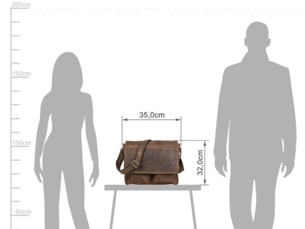 Greenburry Vintage Borsa A Tracolla Business In Pelle - immagine 11