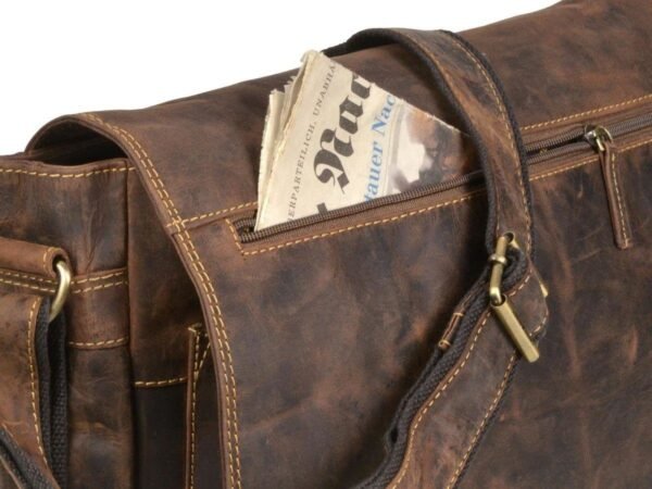 Greenburry Vintage Borsa A Tracolla Business In Pelle - immagine 10