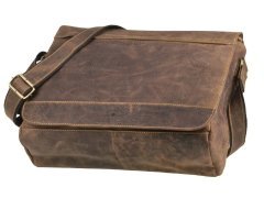 Greenburry Vintage Borsa A Tracolla XXL In Pelle