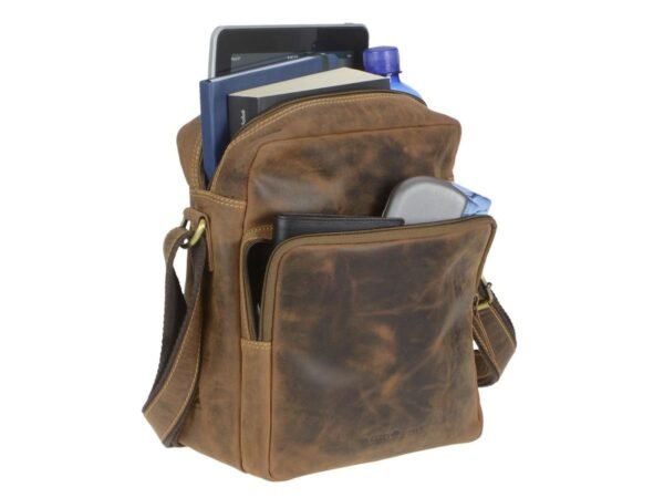 Greenburry Borsa Reporter Formato Verticale in Pelle Vintage - immagine 9